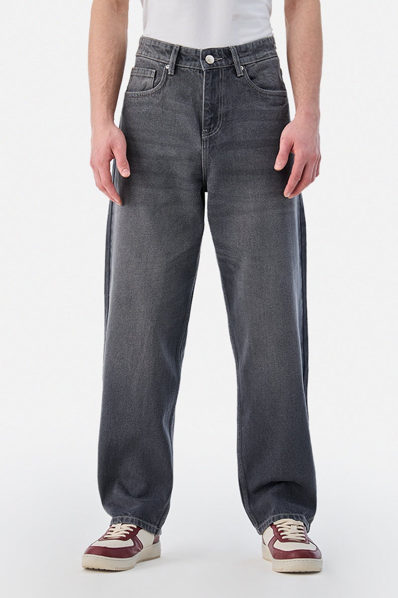 SNITCH Washed Loose Fit Jeans - Image 3